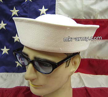 柔らかい スイカ商店 米軍放出品 ブルーチェリー 海軍 帽子セット 上下 